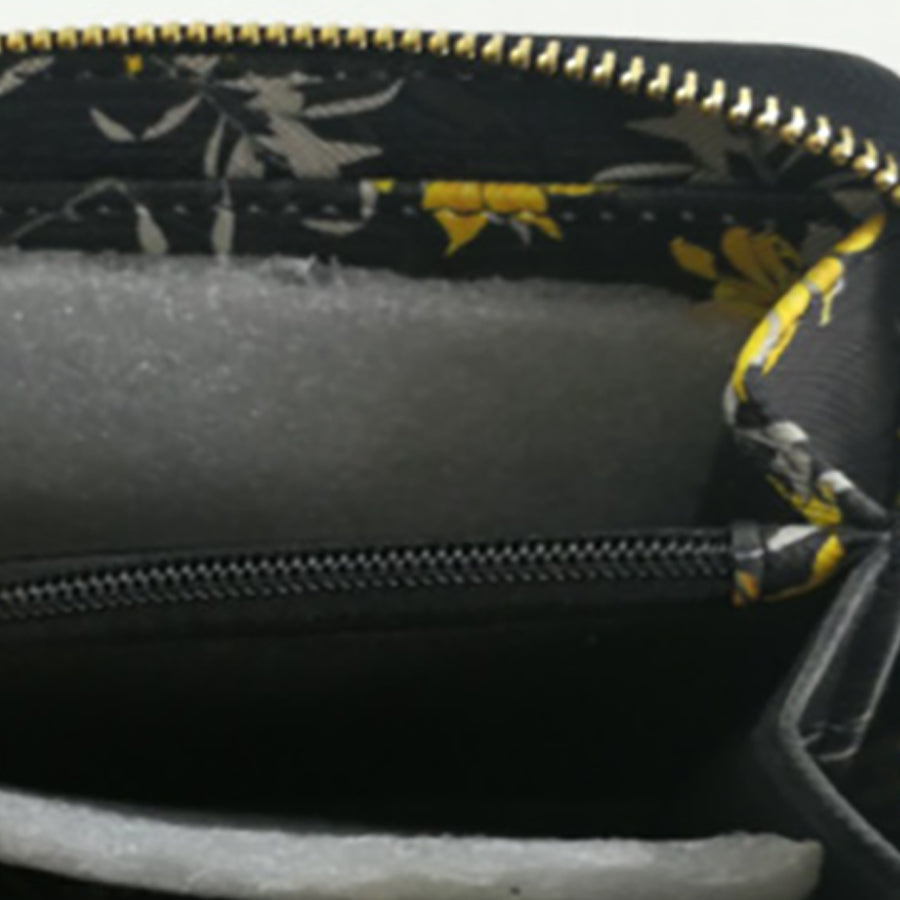 Small Zip Wallet-Midnight Garden Secondary image