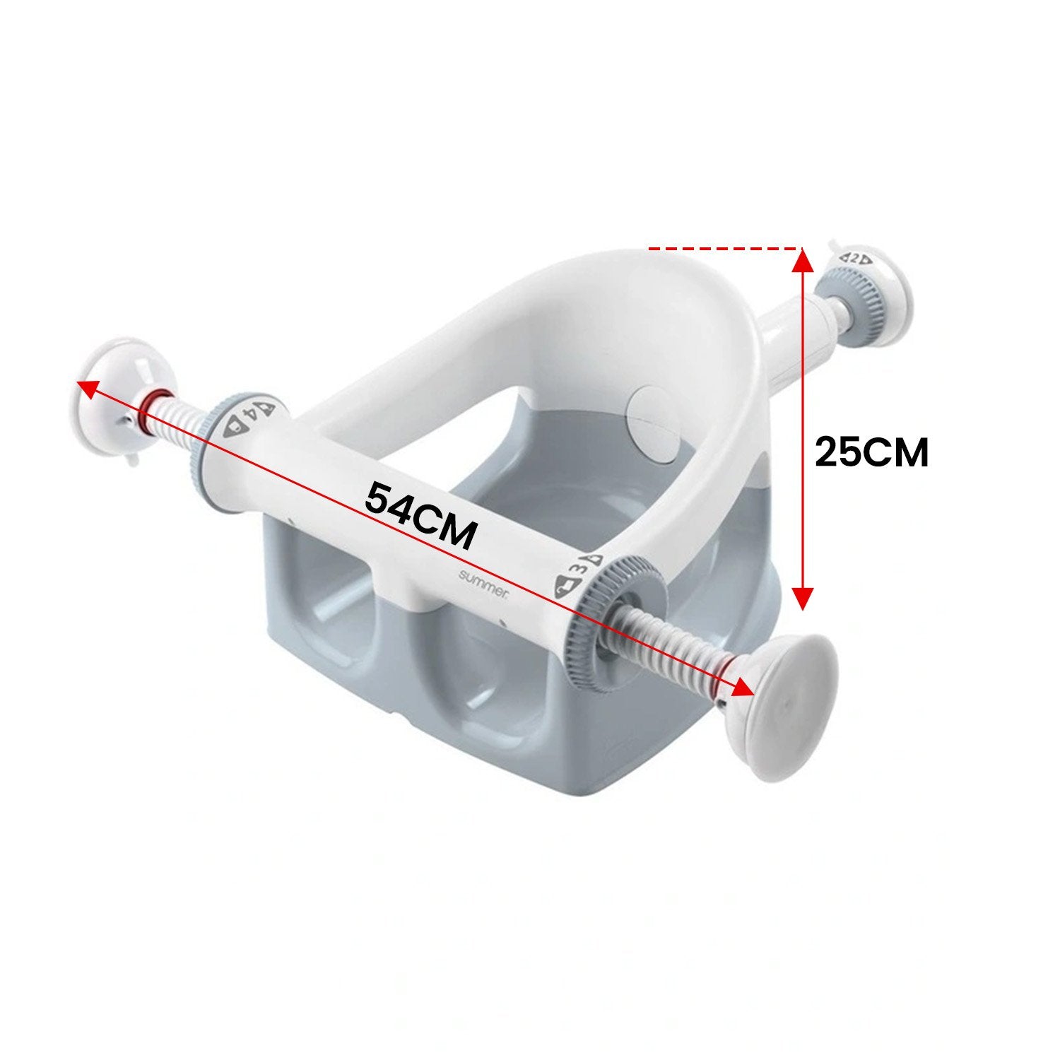 Summer Childcare Baby Bath Seat - Grey Secondary image
