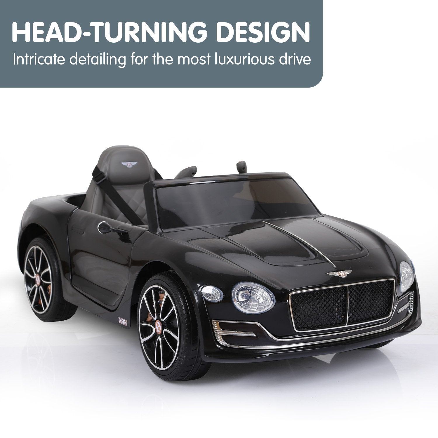 Kahuna Bentley Exp 12 Licensed Speed 6E Electric Kids Ride On Car Black Secondary image