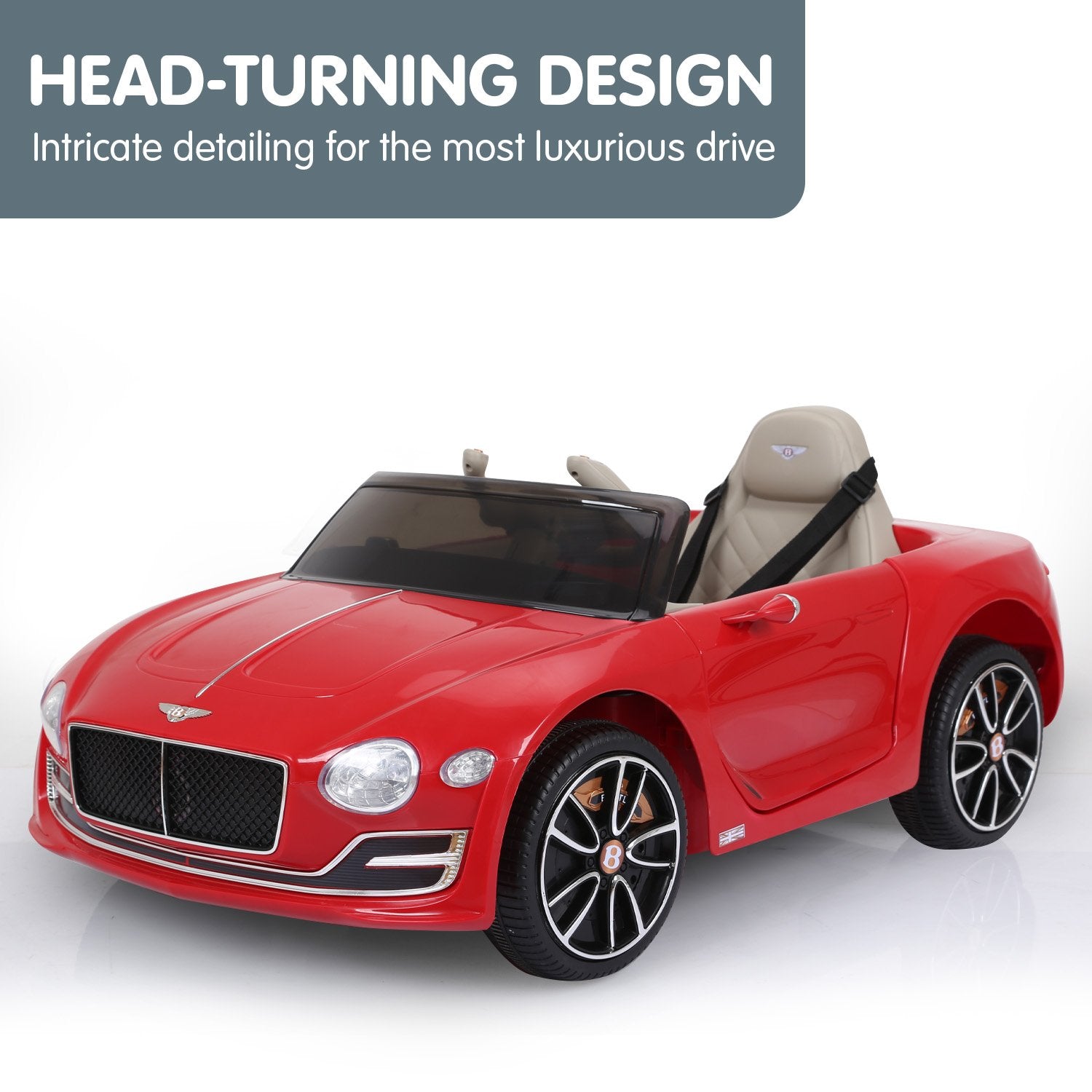 Kahuna Bentley Exp 12 Speed 6E Licensed Kids Ride On Electric Car Remote Control - Red Secondary image