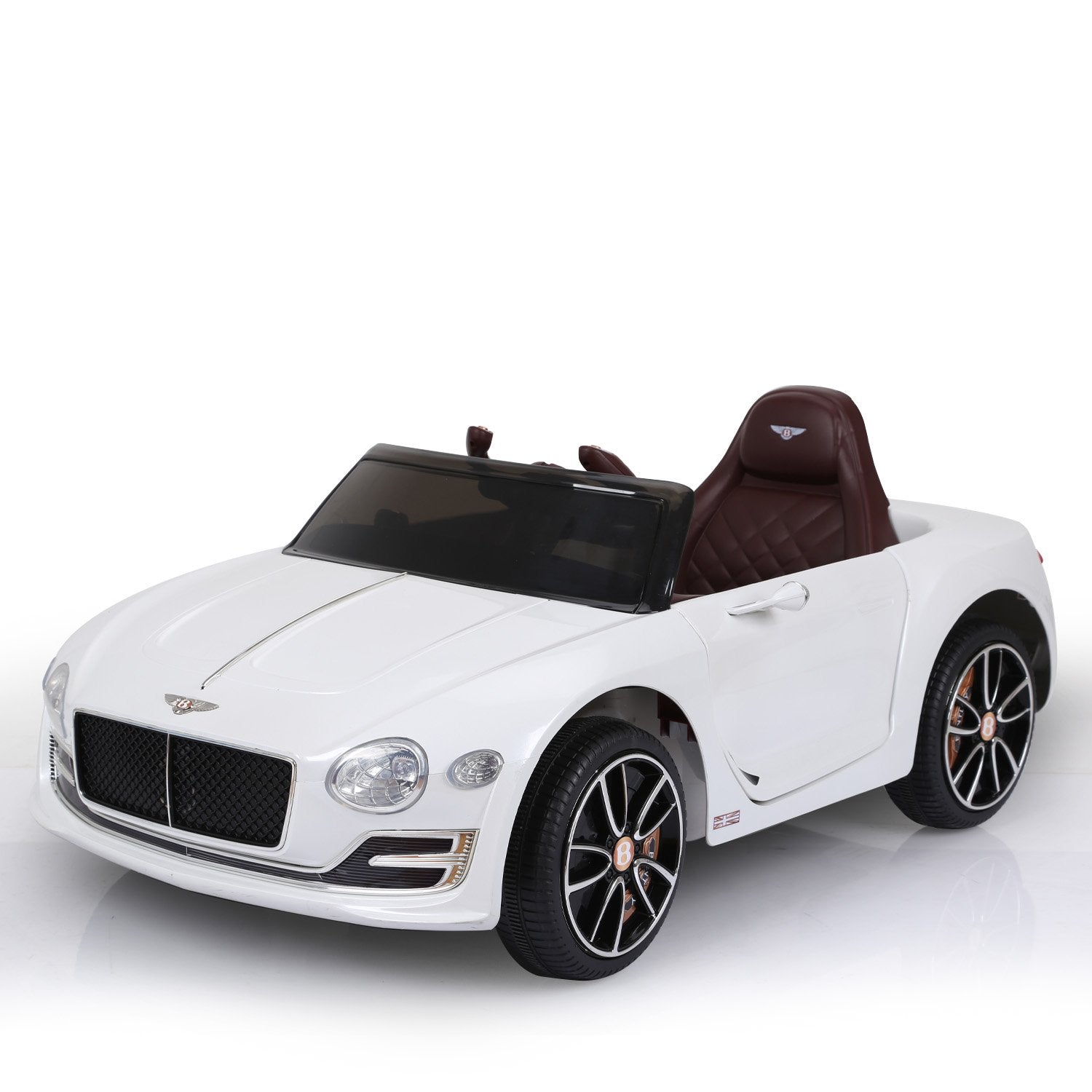 Kahuna Bentley Exp 12 Speed 6E Licensed Kids Ride On Electric Car Remote Control - White Main image