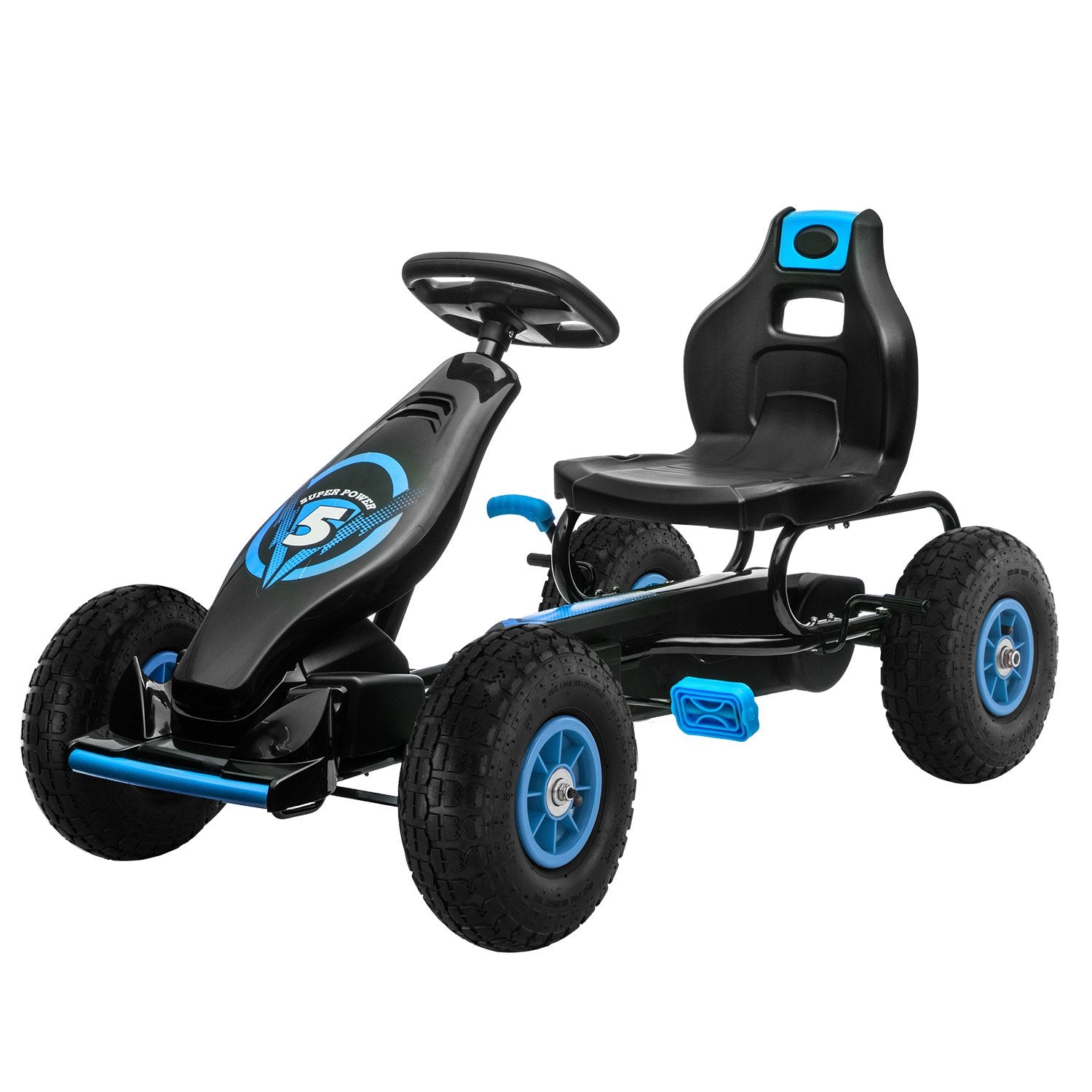 Kahuna G18 Kids Ride On Pedal Go Kart - Blue Main image