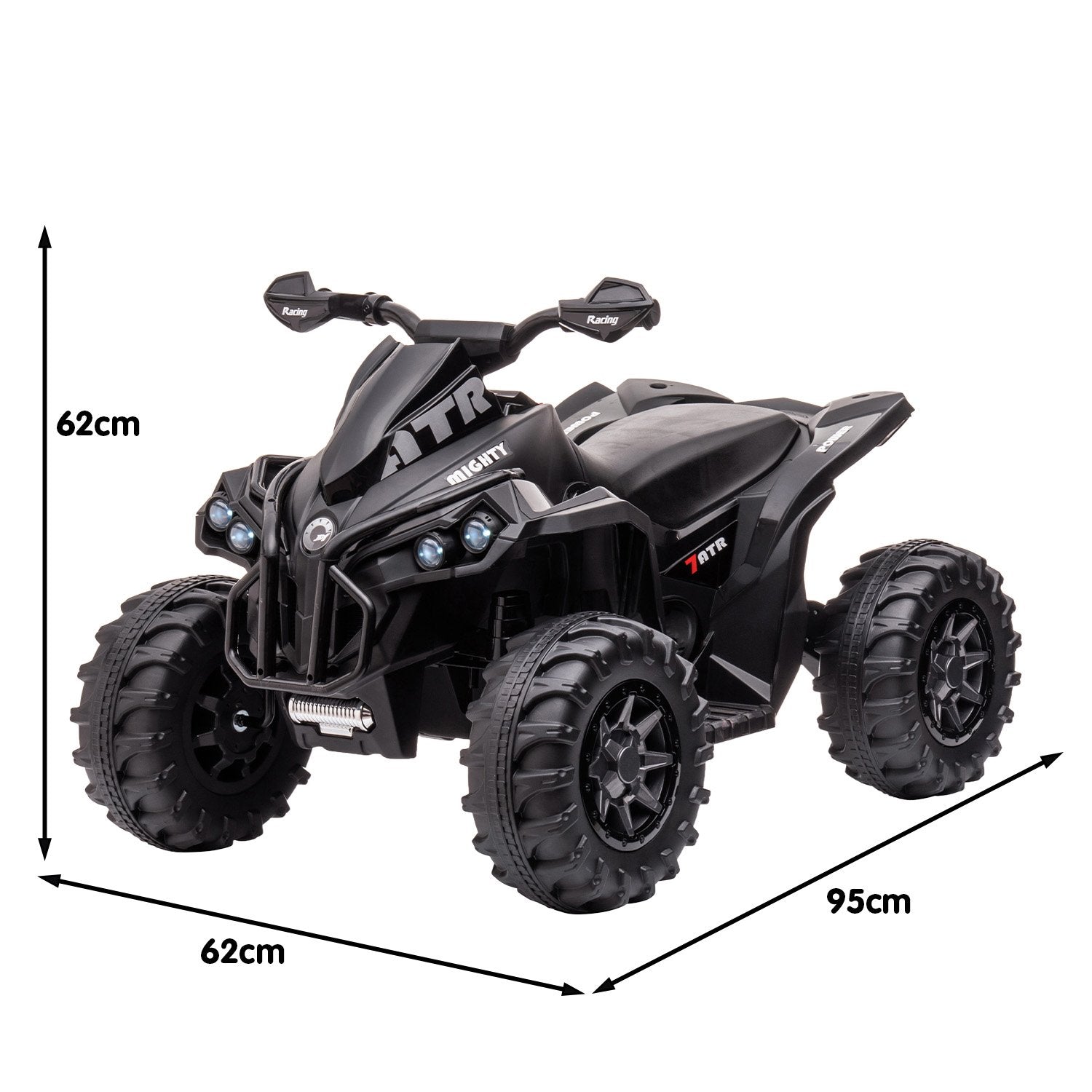 Kahuna GTS99 Kids Electric Ride On Quad Bike Toy ATV 50W - Black Secondary image