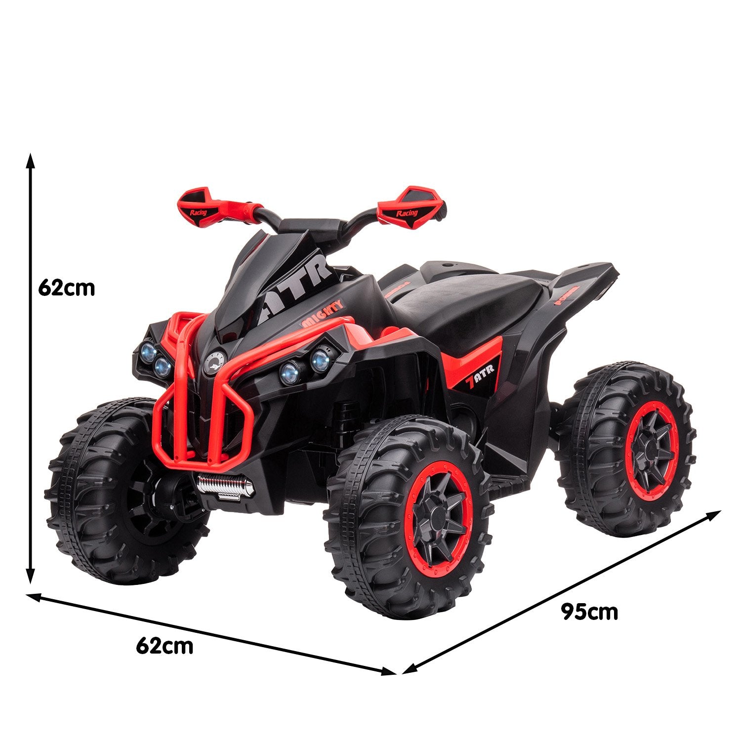 Kahuna GTS99 Kids Electric Ride On Quad Bike Toy ATV 50W - Red Secondary image