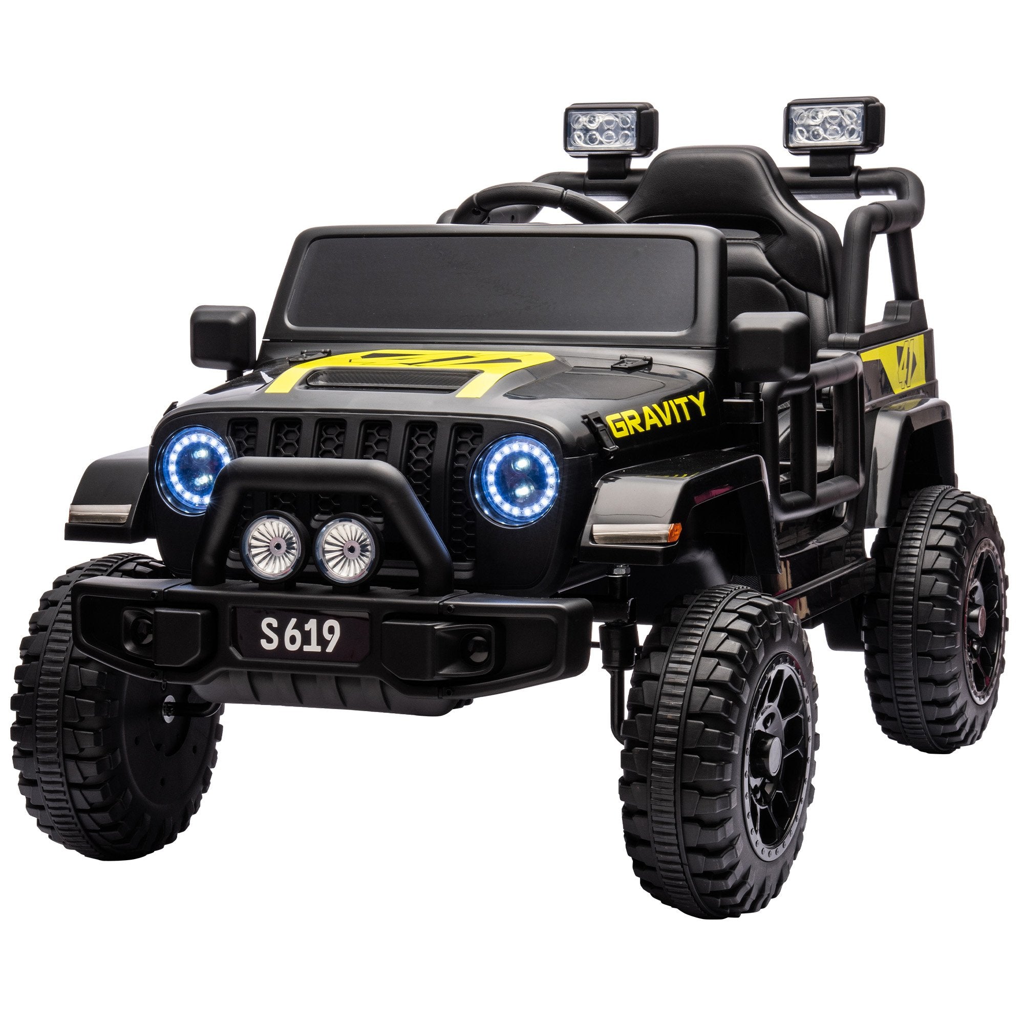 Kahuna S619 Gravity Kids Electric Ride On Car - Black Main image