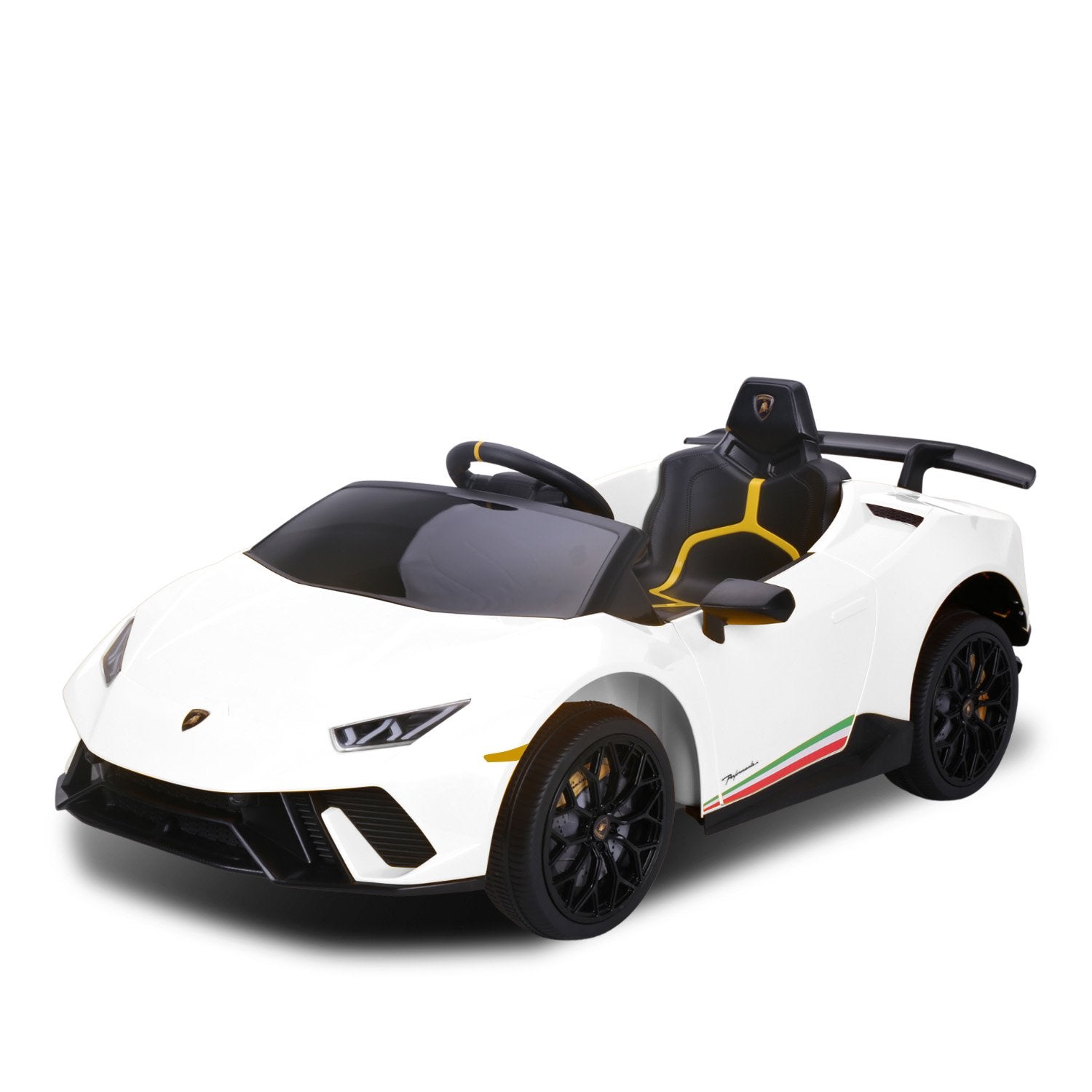 Kahuna Lamborghini Performante Kids Electric Ride On Car Remote Control by Kahuna - White Main image