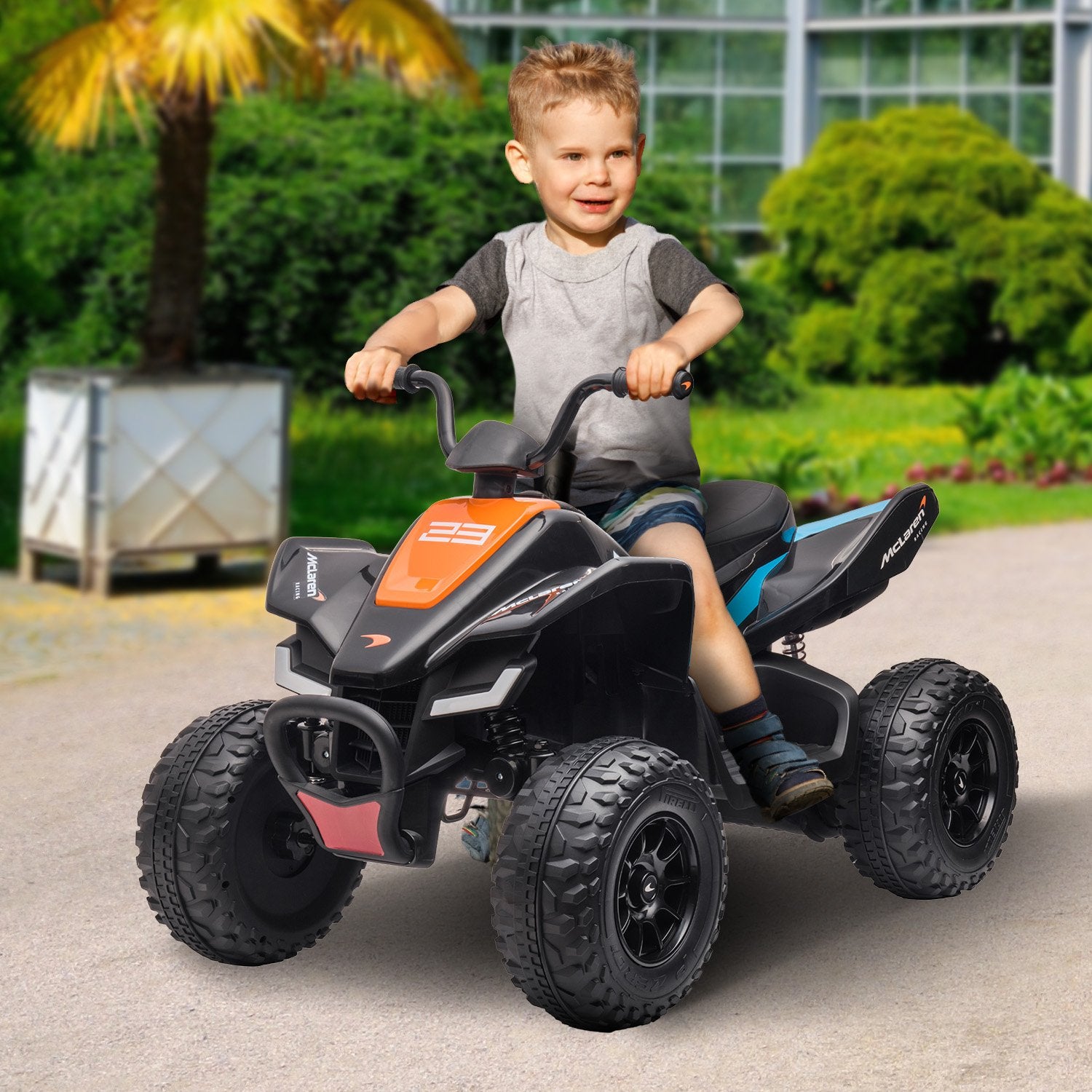 Kahuna MCL35 McLaren Toy Ride On Electric Quad Bike - Black Secondary image