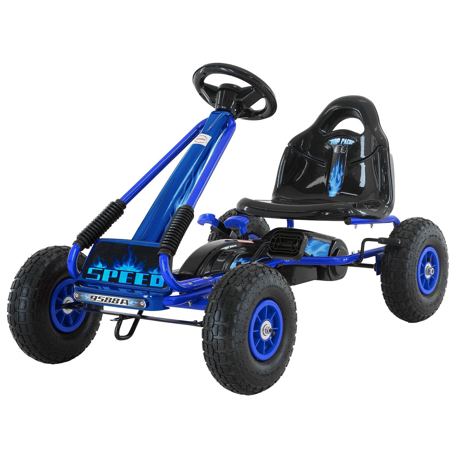 Kahuna G95 Kids Ride On Pedal Go Kart - Blue Main image