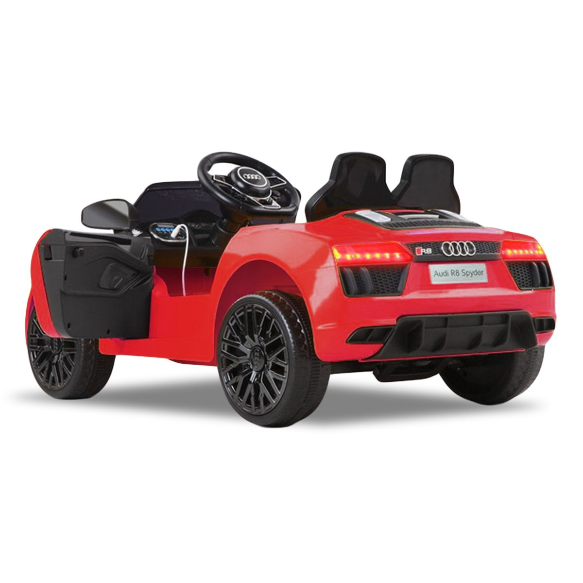 Kahuna R8 Spyder Audi Licensed Kids Electric Ride On Car Remote Control - Red Secondary image