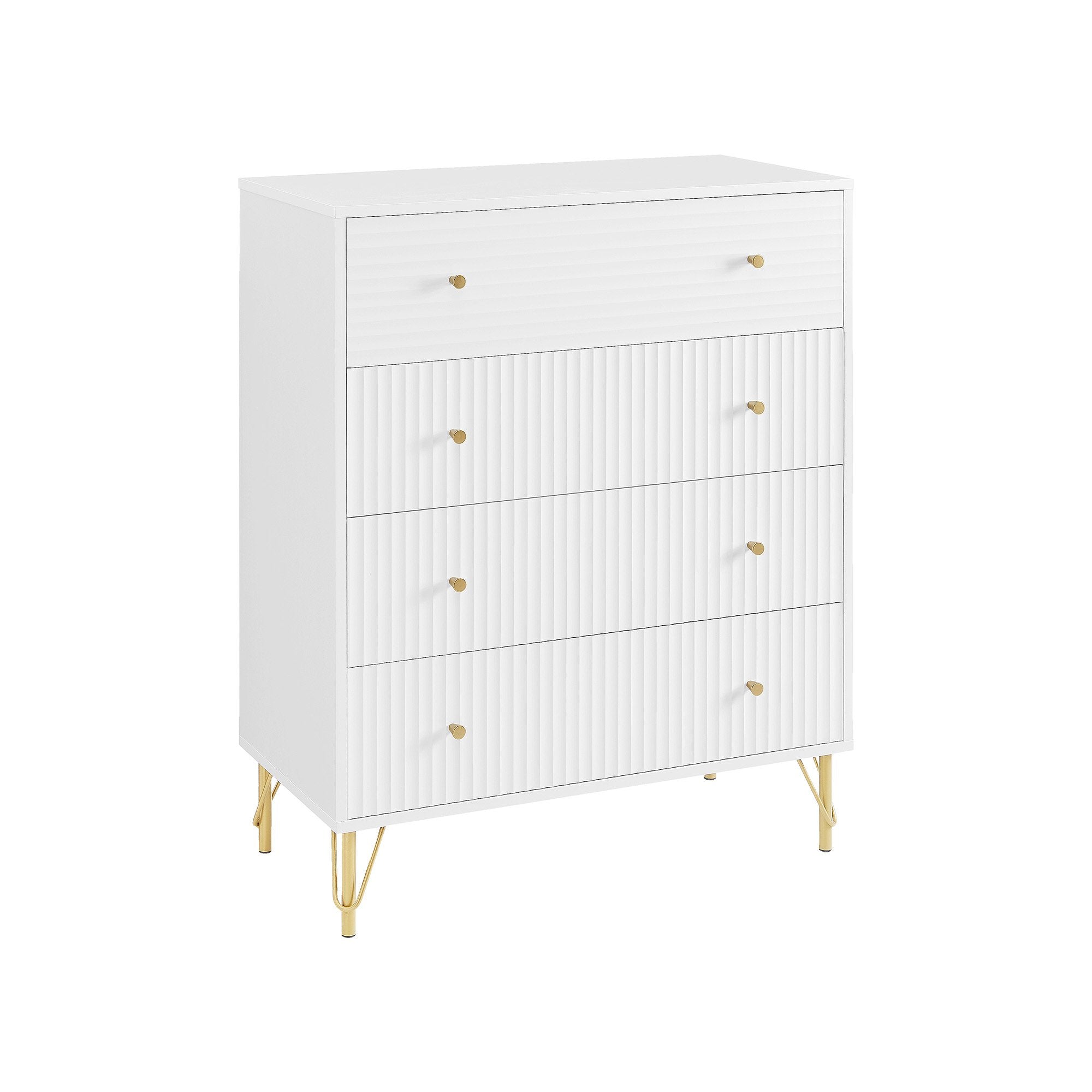 Sarantino Rocco Chest Of Drawers - White Main image