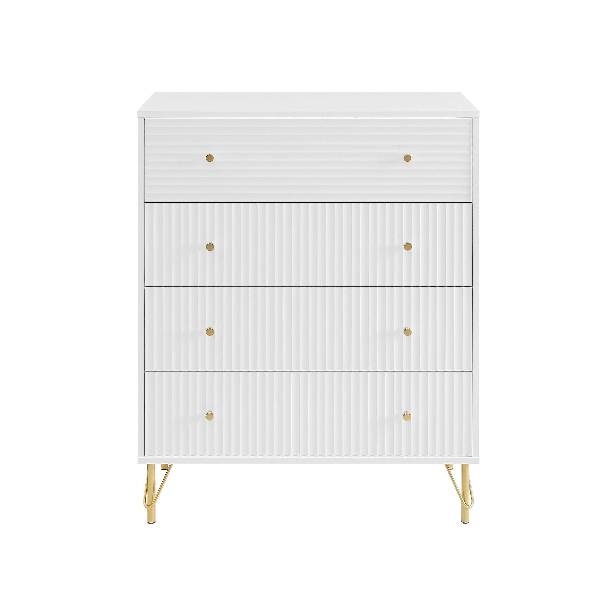 Sarantino Rocco Chest Of Drawers - White Secondary image