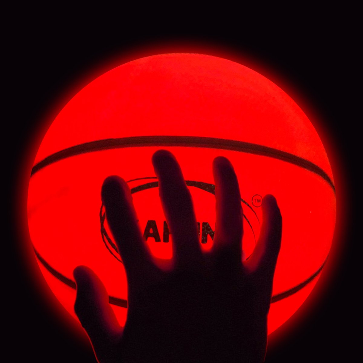 Kahuna Basketball L.e.d Glow Light Up Trampoline Ball Secondary image