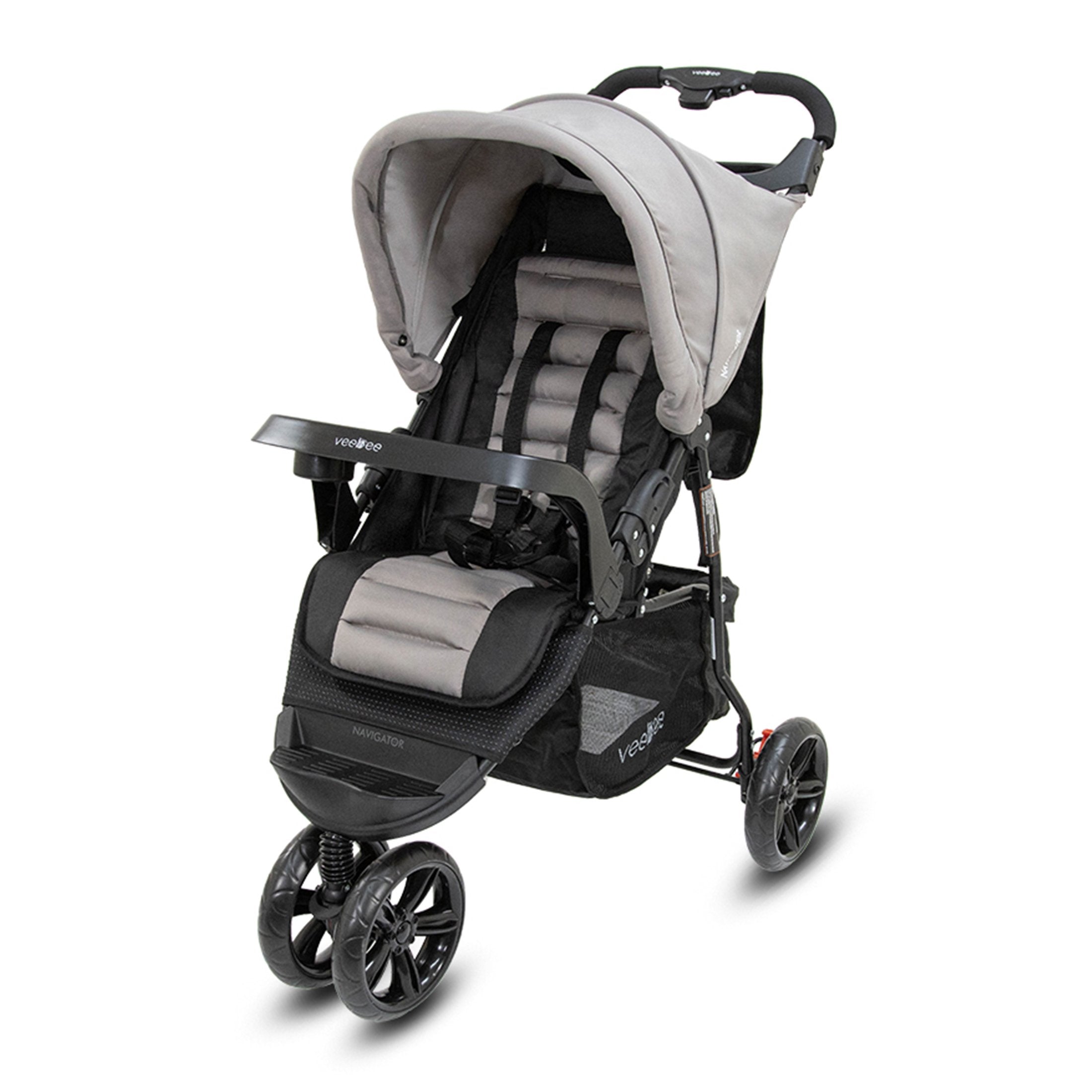 Veebee Navigator Stroller 3-wheel Pram For Newborns To Toddlers - Fauna Main image