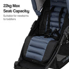 Veebee Nav 4 Stroller Lightweight Pram For Newborns To Toddlers - Glacie