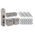 Delta Children 48 Piece Nursery Storage Set Cool Grey