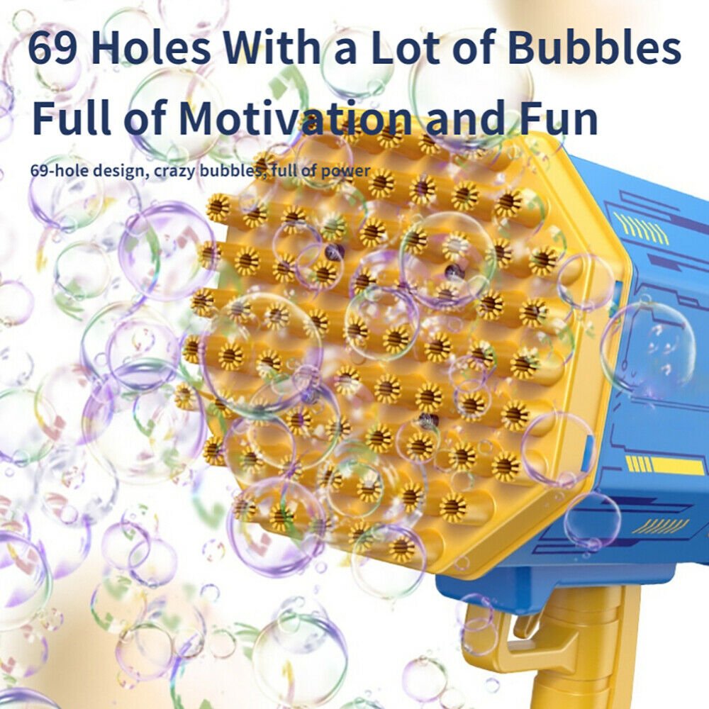 Electric Bubble Gun Machine Soap Bubbles Kids Adults Summer Outdoor Playtime Toy Main image
