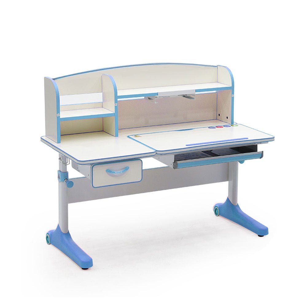 120cm Height Adjustable Children Kids Ergonomic Study Desk Blue AU Main image