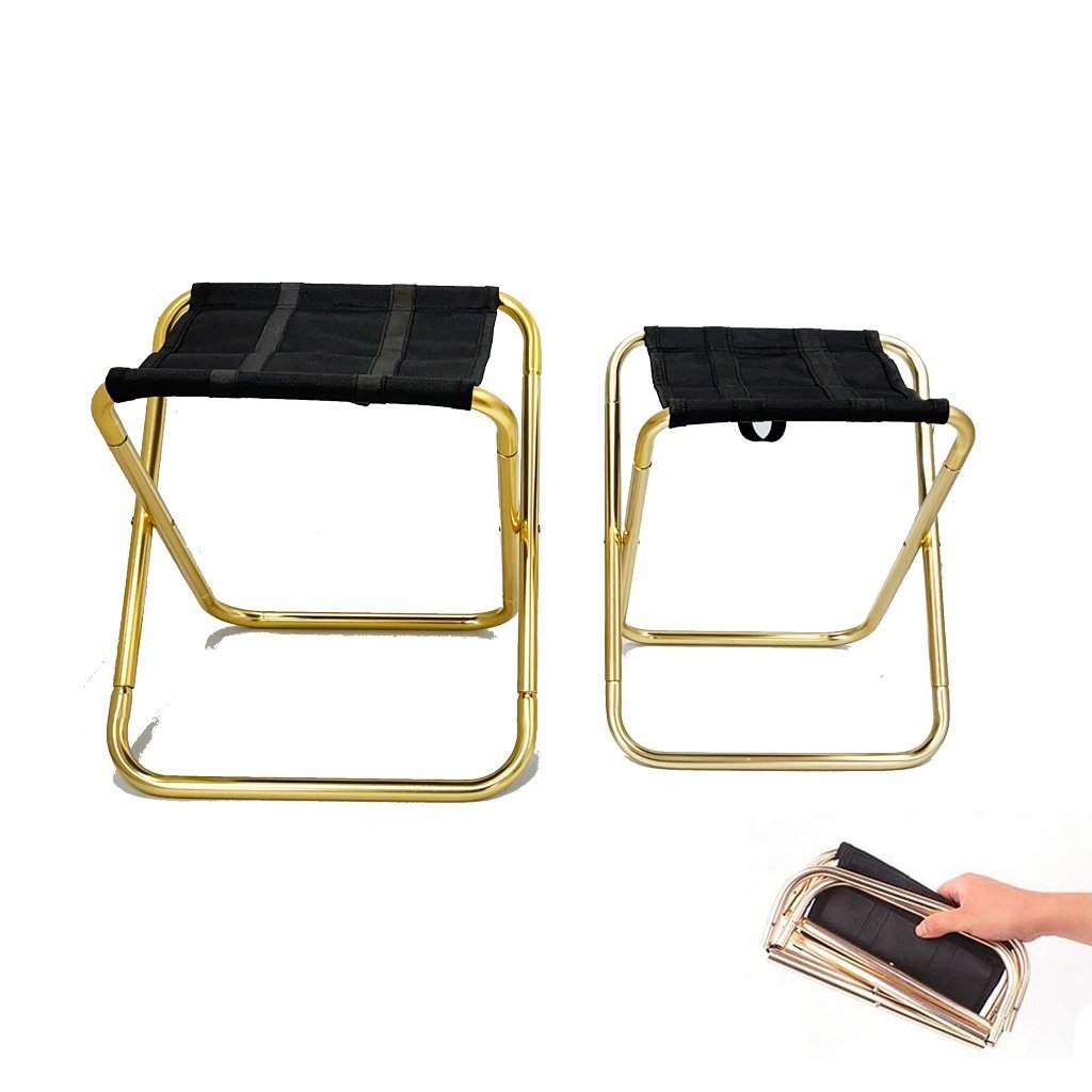 Aluminum Camping Stool Portable Folding Sports Travel Camp Fishing Chair Outdoor Small Main image