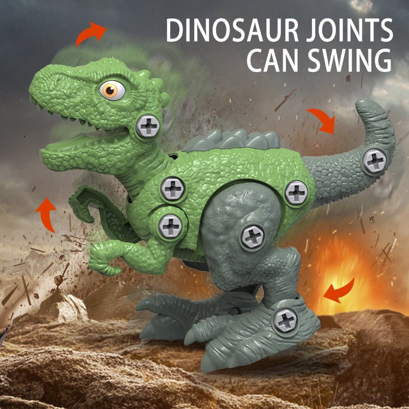 Disassemble Blocks Jurassic Dinosaurs Building Blocks Toys Battery Drill Tyrannosaurus Rex Wyvern Velociraptor Stegosaurus 3 Secondary image
