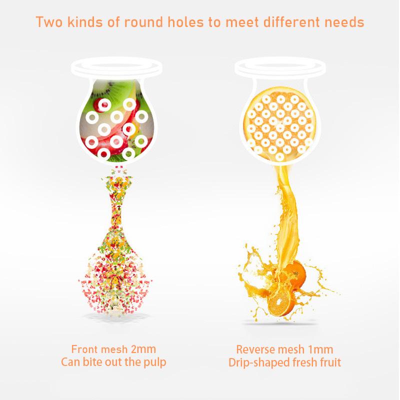 2 X Newborn Baby Food Fruit Nipple Feeder Pacifier Safety Silicone Feeding Tool Pink Small Secondary image
