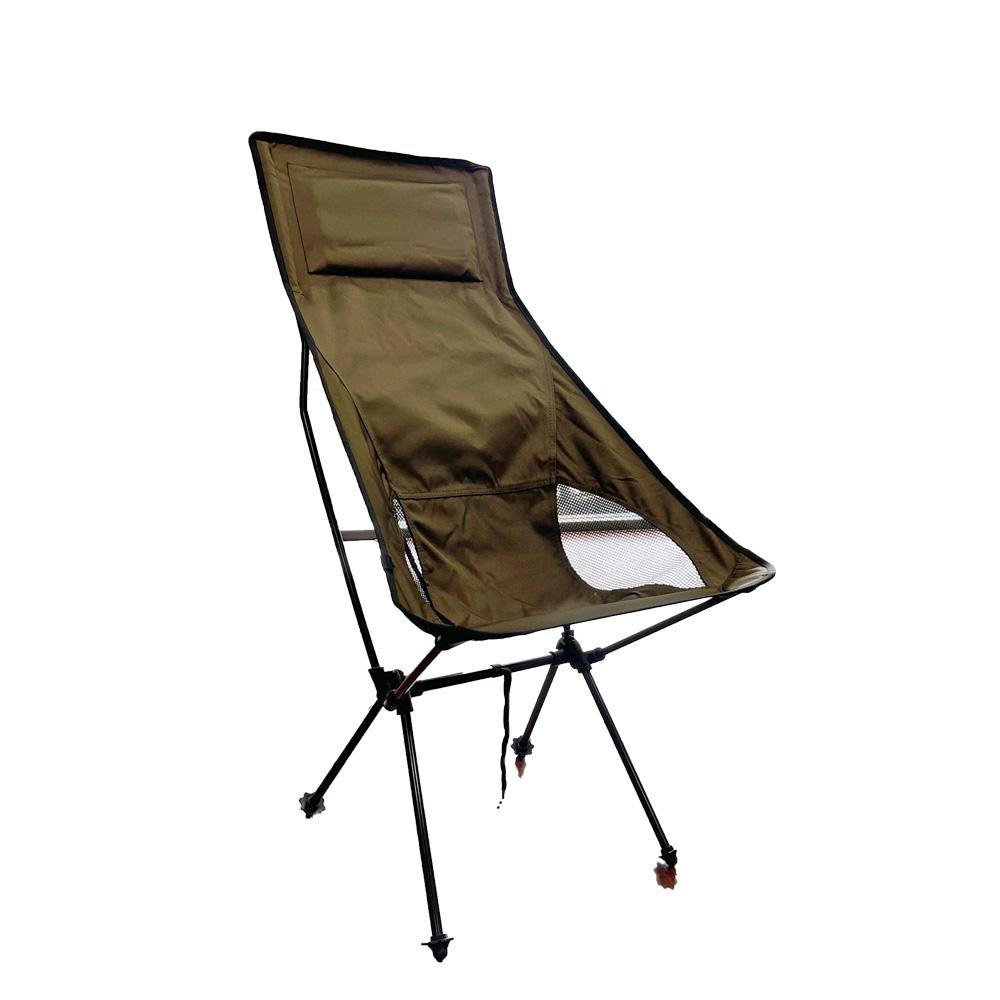 Camping Chair Folding High Back Backpacking Chair with Headrest, Lightweight Portable Compact for Outdoor Camp, Travel, Beach, Picnic, Festival Main image