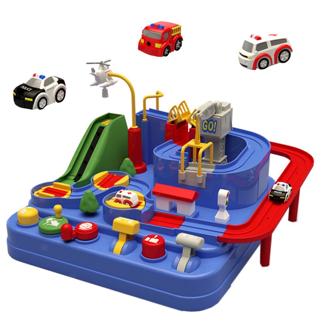 City Rescue Engineering Vehicles Playsets Car Adventure Toys Educational Toys (3 Cars) Main image