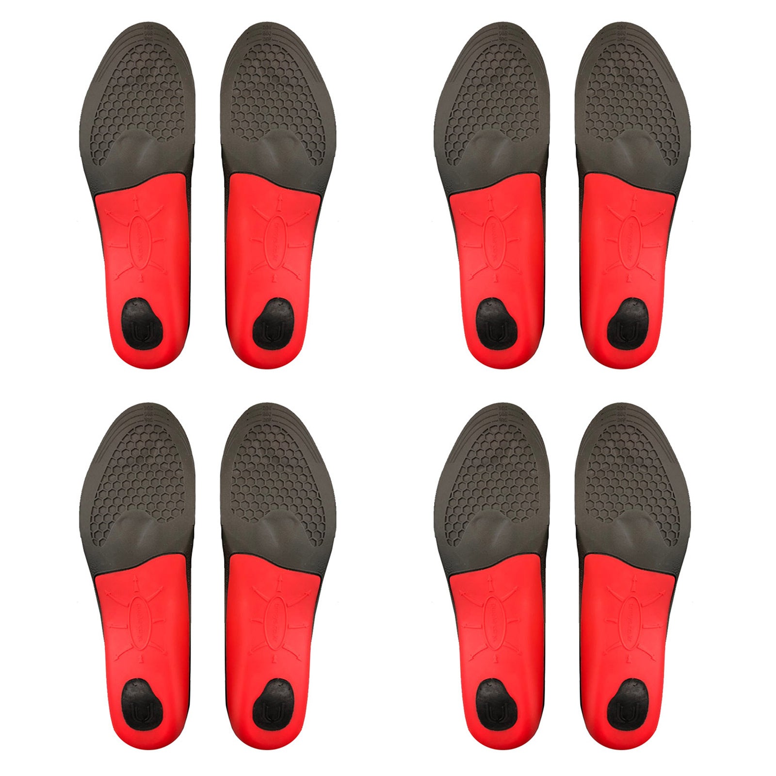 4X Pair Full Whole Insoles Shoe Inserts L Size Arch Support Foot Pads Main image