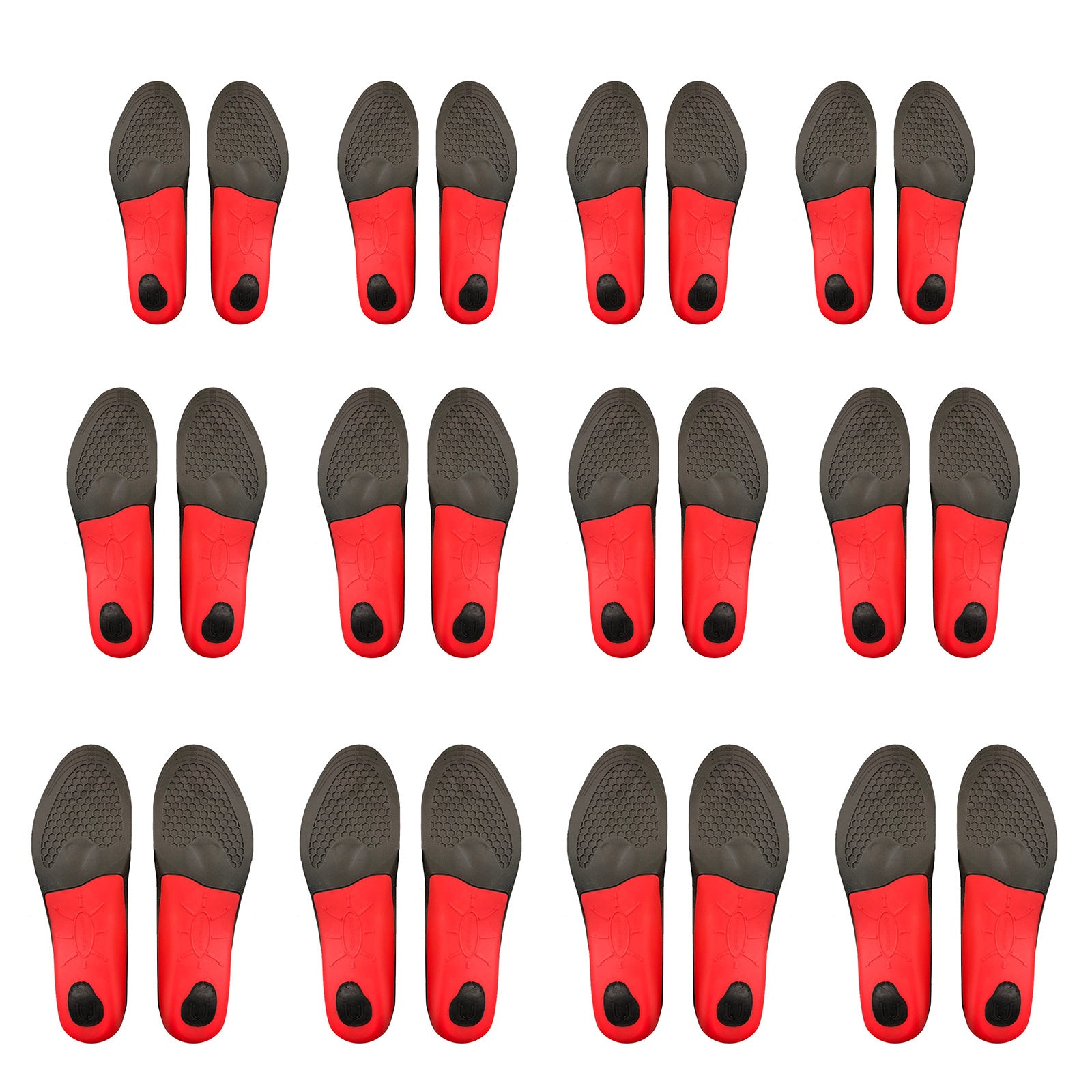 4X Set Full Whole Insoles Shoe Inserts 3-Size Combo Arch Support Foot Pads Main image
