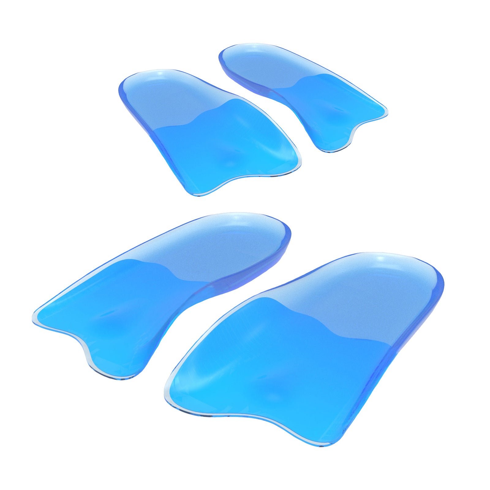 2X Pair Half Insoles Shoe Inserts M Size Gel Arch Support Foot Pad Main image