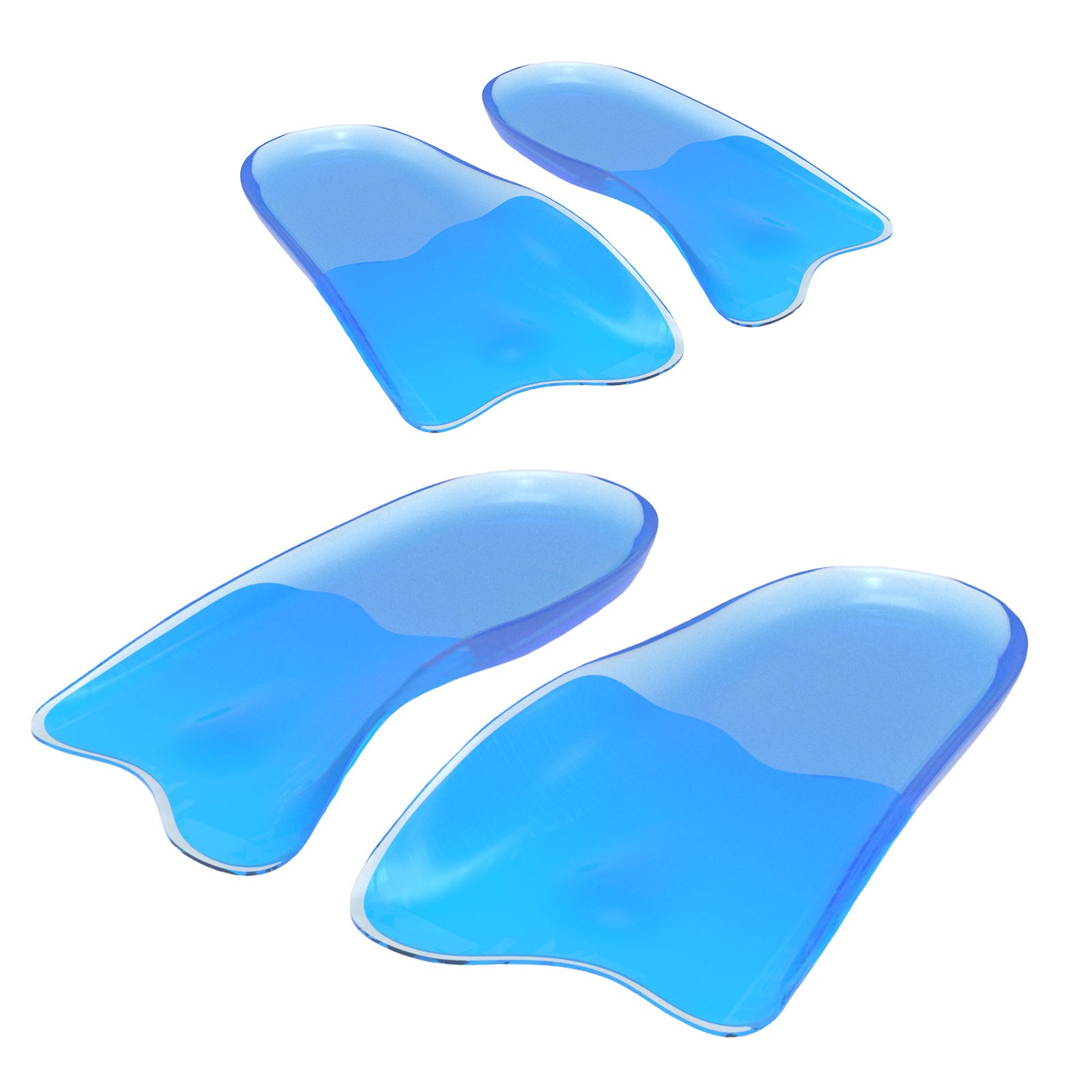 2X Pair Half Insoles Shoe Inserts S Size Gel Arch Support Foot Pad Main image