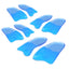 4X Pair Half Insoles Shoe Inserts S Size Gel Arch Support Foot Pad