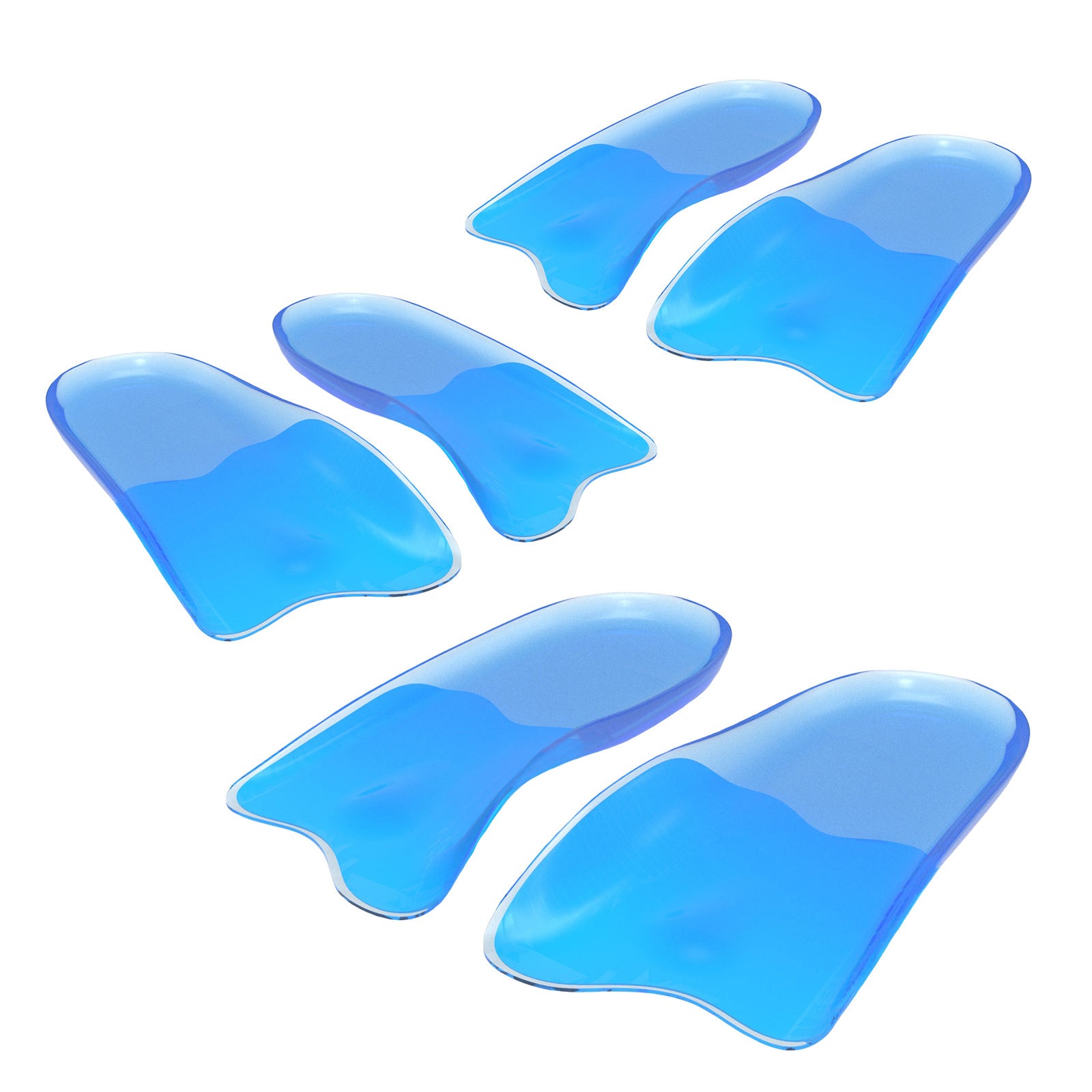 Half Insoles Shoe Inserts 3-Size Combo Gel Arch Support Foot Pad Main image