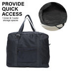 Shopper Bag Travel Duffle Bag Foldable Laptop Luggage Nylon KO-BOSTON NAVY