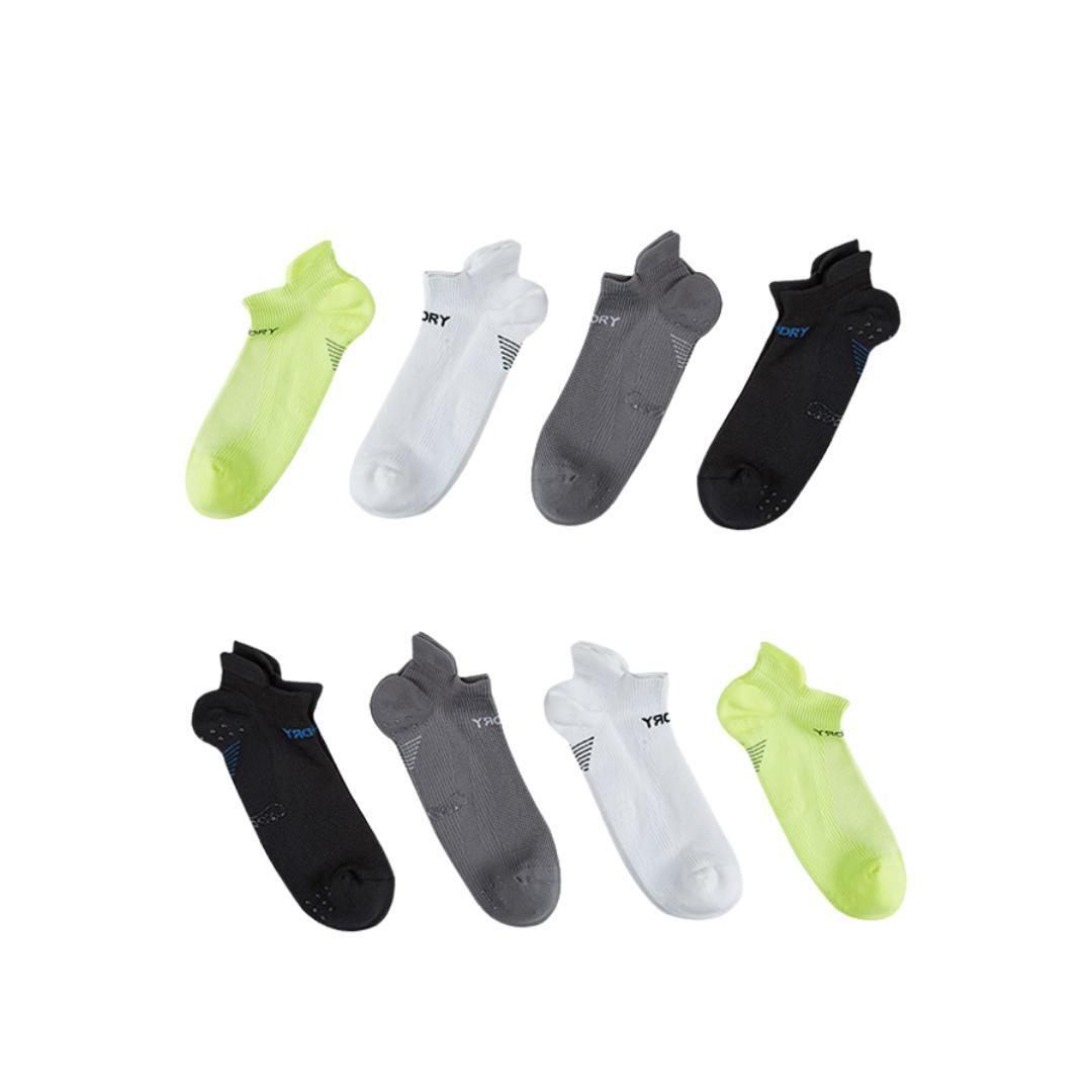 8X Rexy Seamless Sport Sneakers Socks Small Non-Slip Heel Tab MULTI COLOUR Main image