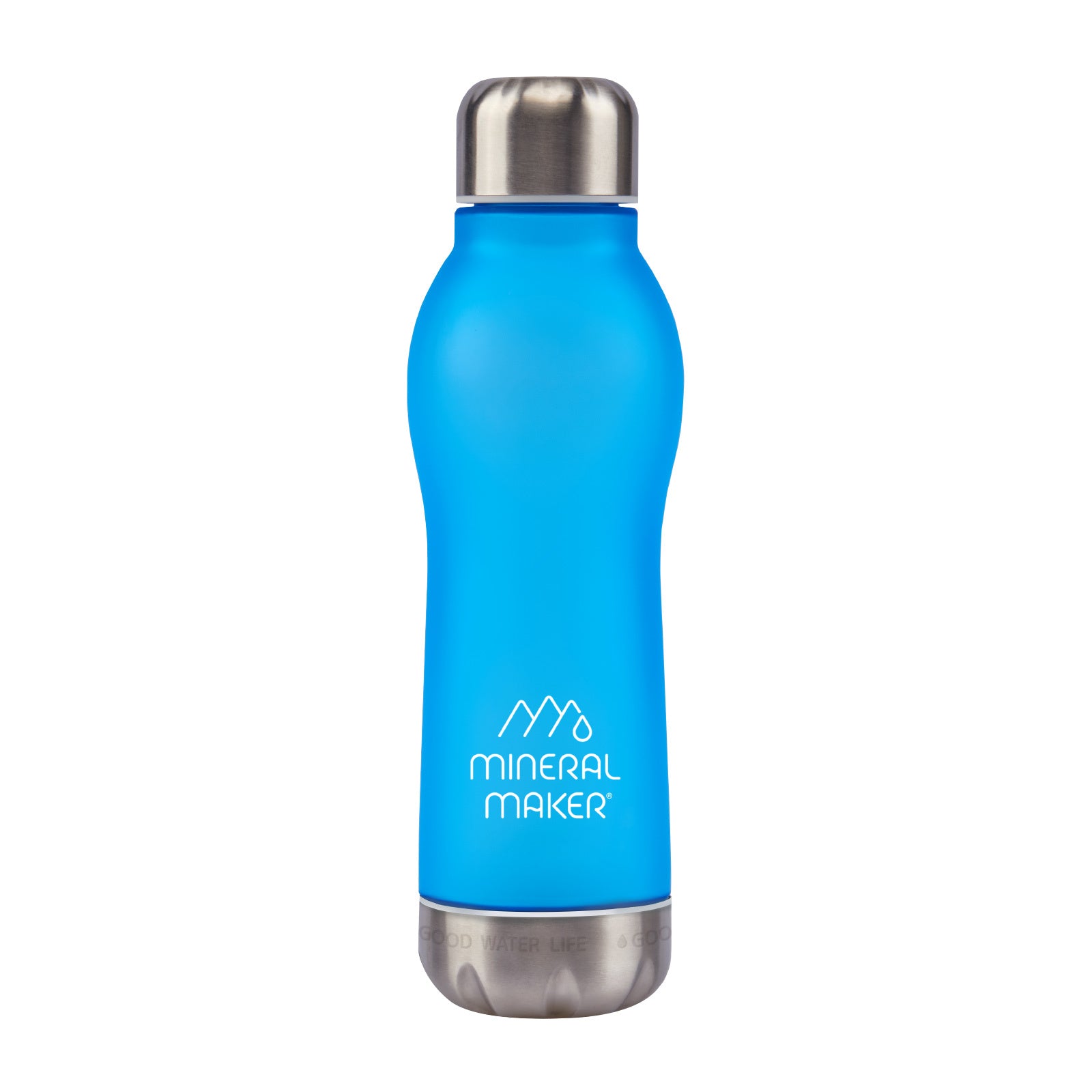 Mineral Maker MORBIDO Alkaline Filter Water Bottle + a Mineral Stone Pouch BLUE Main image