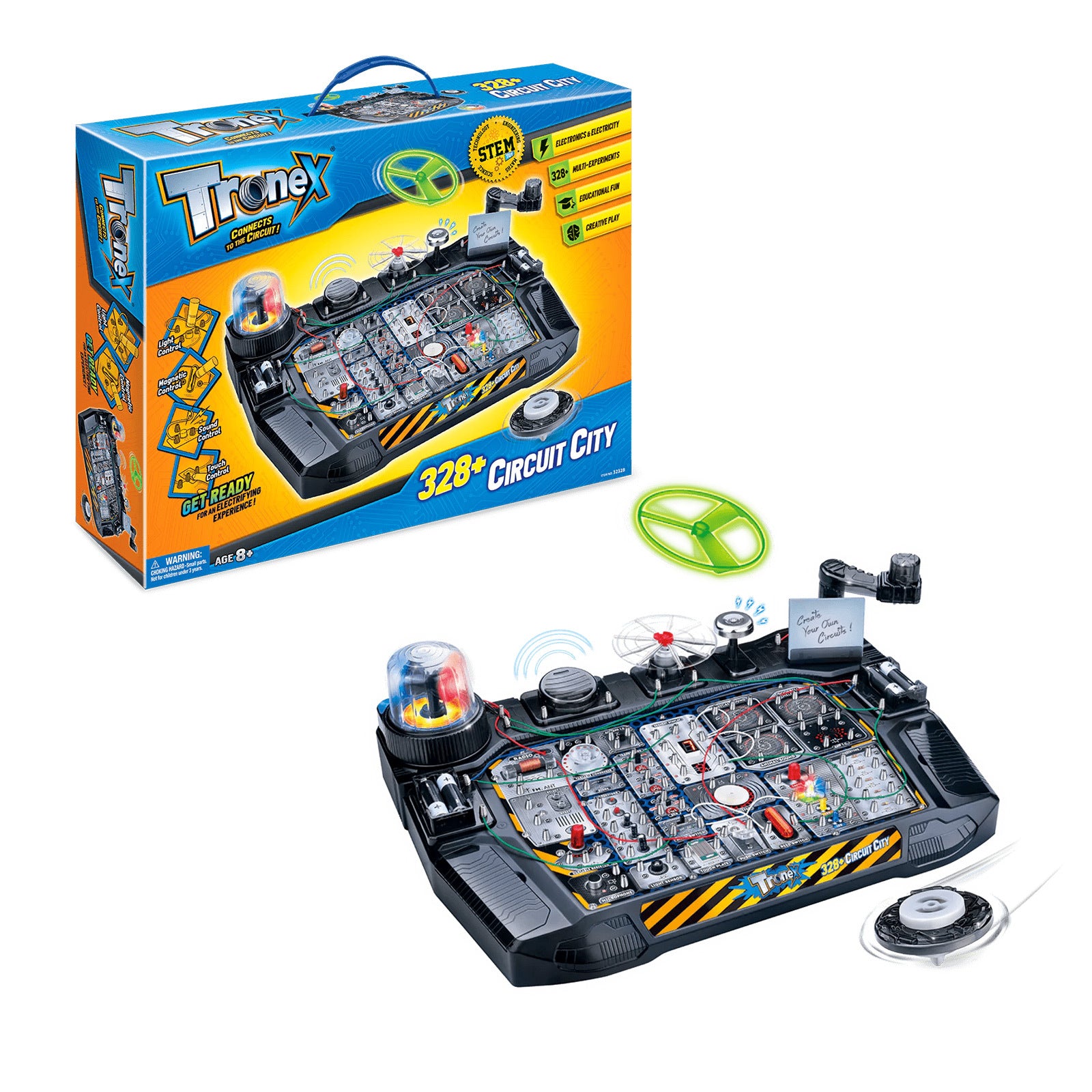 Tronex 328+ Circuit City STEM Kit Toy for Kids Educational Circuit Learning Board Main image