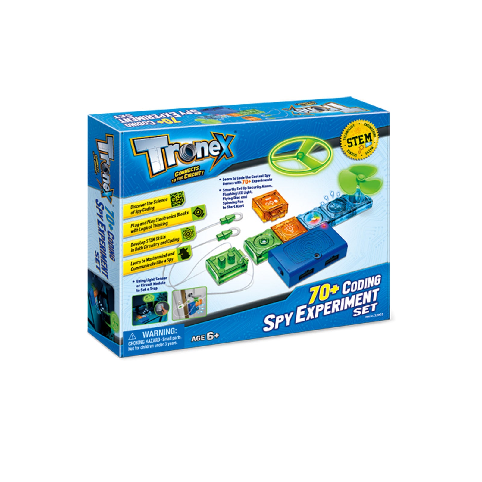 Tronex 70+ Coding Spy Experiment Set STEM Toy Build Your Own Learning Kit Main image