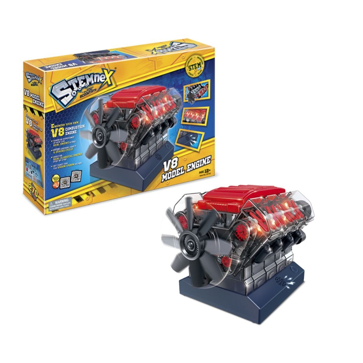 Stemnex Amazing V8 Model Engine STEM Toy Build Your Own Educational Construction Kit Main image