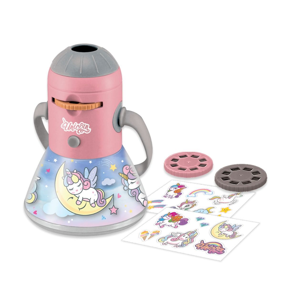 Unicorn Mini Night Light Camping Projector - Lantern Torch Kids Learning Toy Secondary image