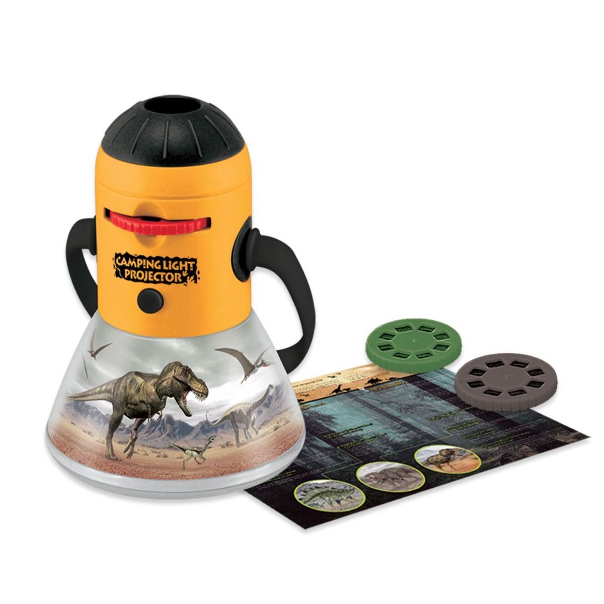 Dinosaur Mini Night Light Camping Projector - Lantern Torch Kids Learning Toy Main image
