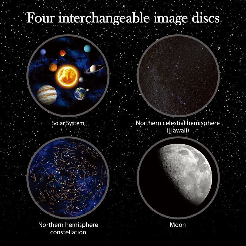 Solar System Star Light Projector STEM Toy - Space Planet Moon Galaxy Night Lights Secondary image