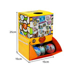 40X Kitty Club Sweet Heart Cat Toy Capsules 50mm Collectible Gacha w Display Box