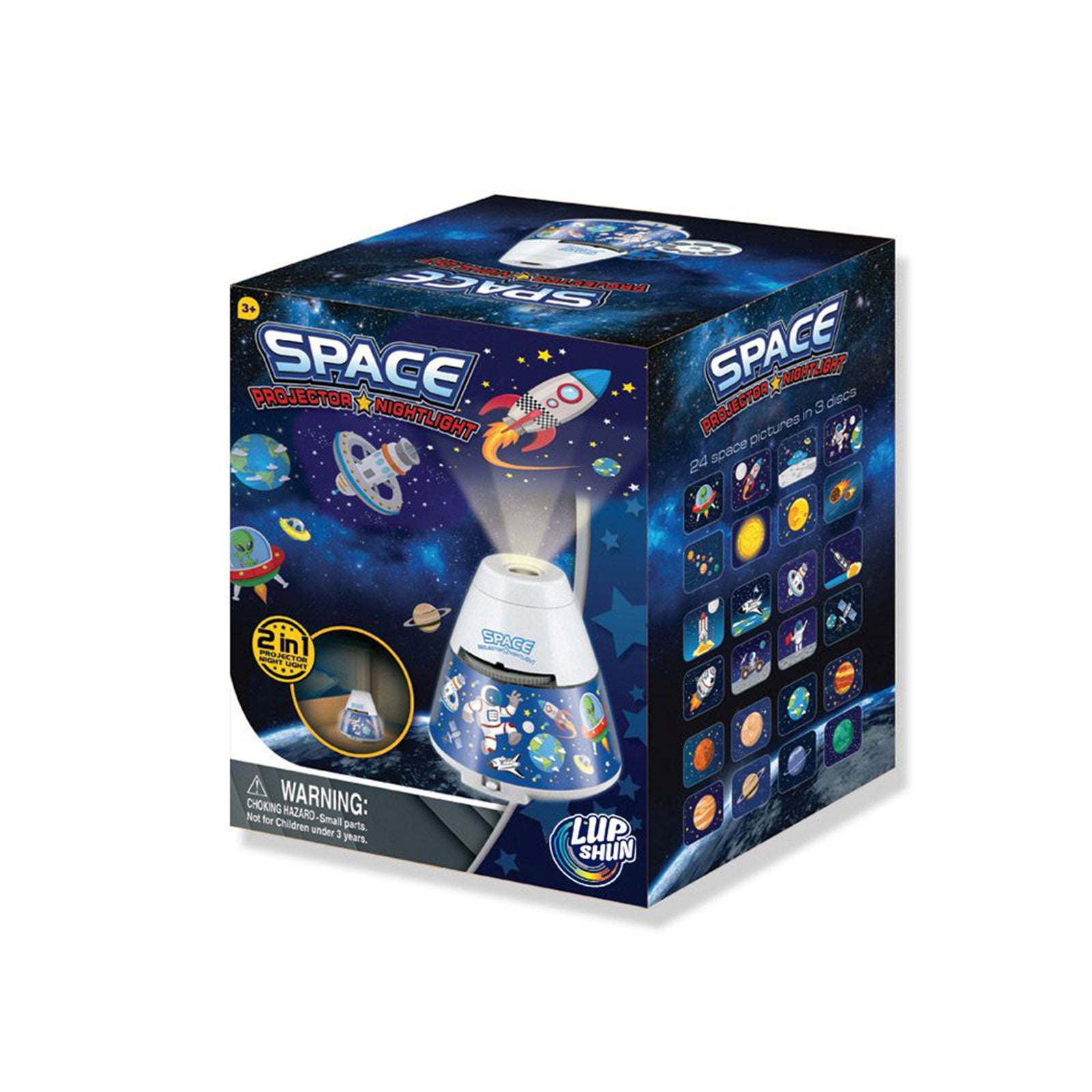 Space Capsule Projector Night Light Kids STEM Toy - Space Planet Main image
