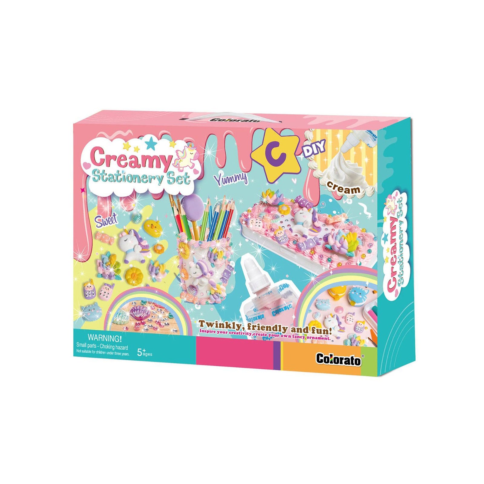 Colorato Creamy Stationery Set - Super Clay and Charms DIY Craft Kit for Kids Main image