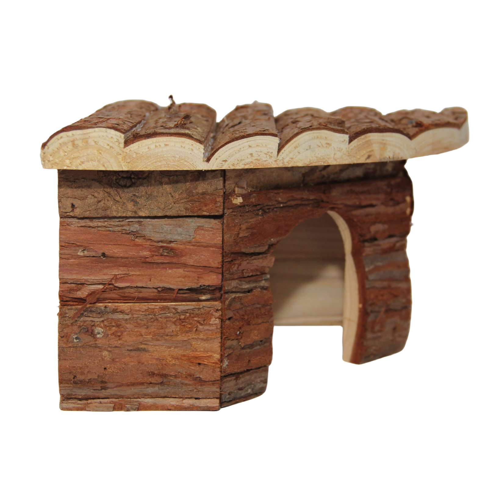YES4PETS L Wooden Hamster Mouse Gerbil Playground Rats Pets Toys Play Small Birds Mini Rabbit House Secondary image