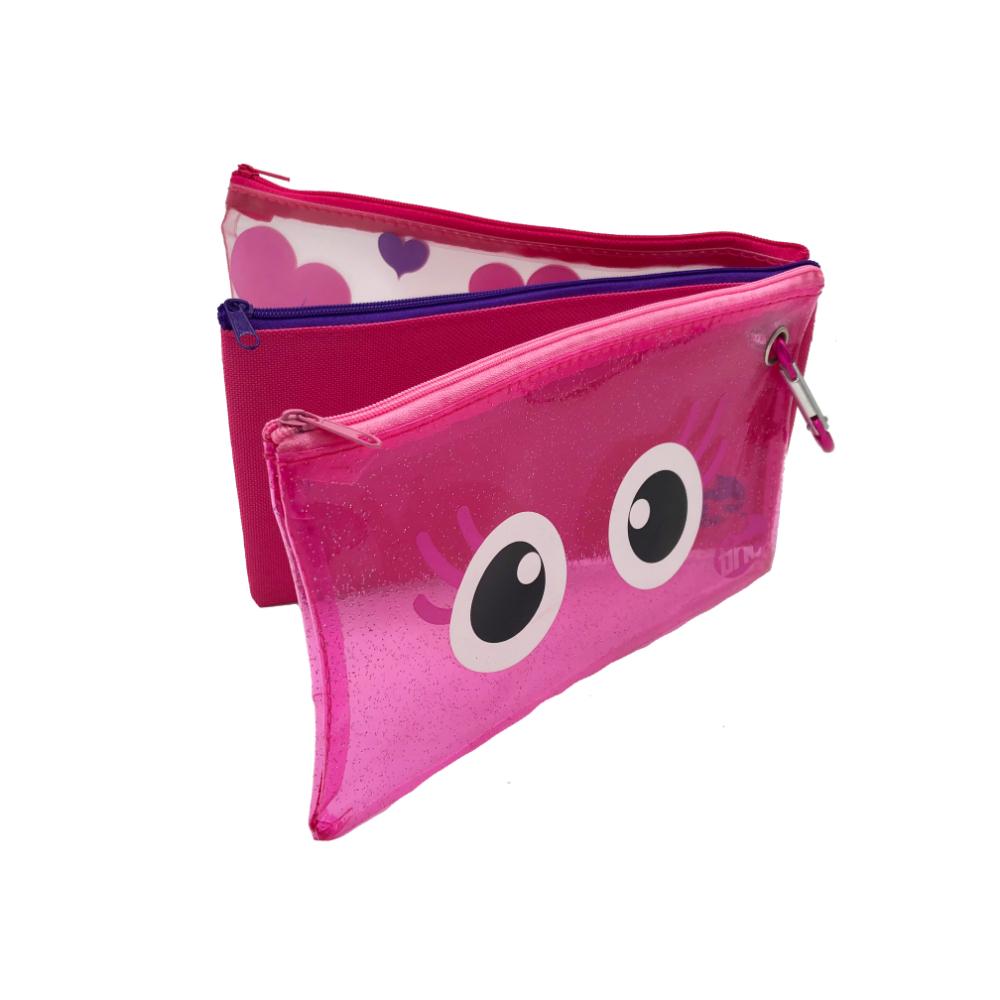 Tinc Glitter Set Of 3 Pvc Pencil Cases Secondary image