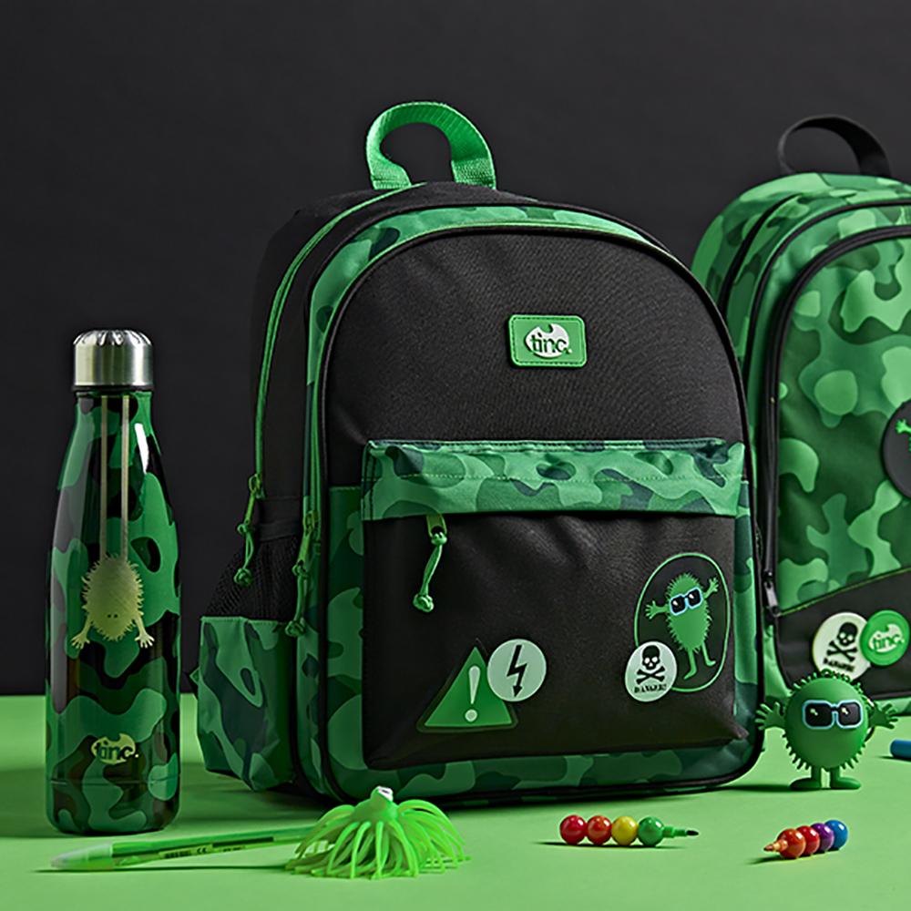 Tinc Hugga Camo Junior Backpack (Green) Secondary image
