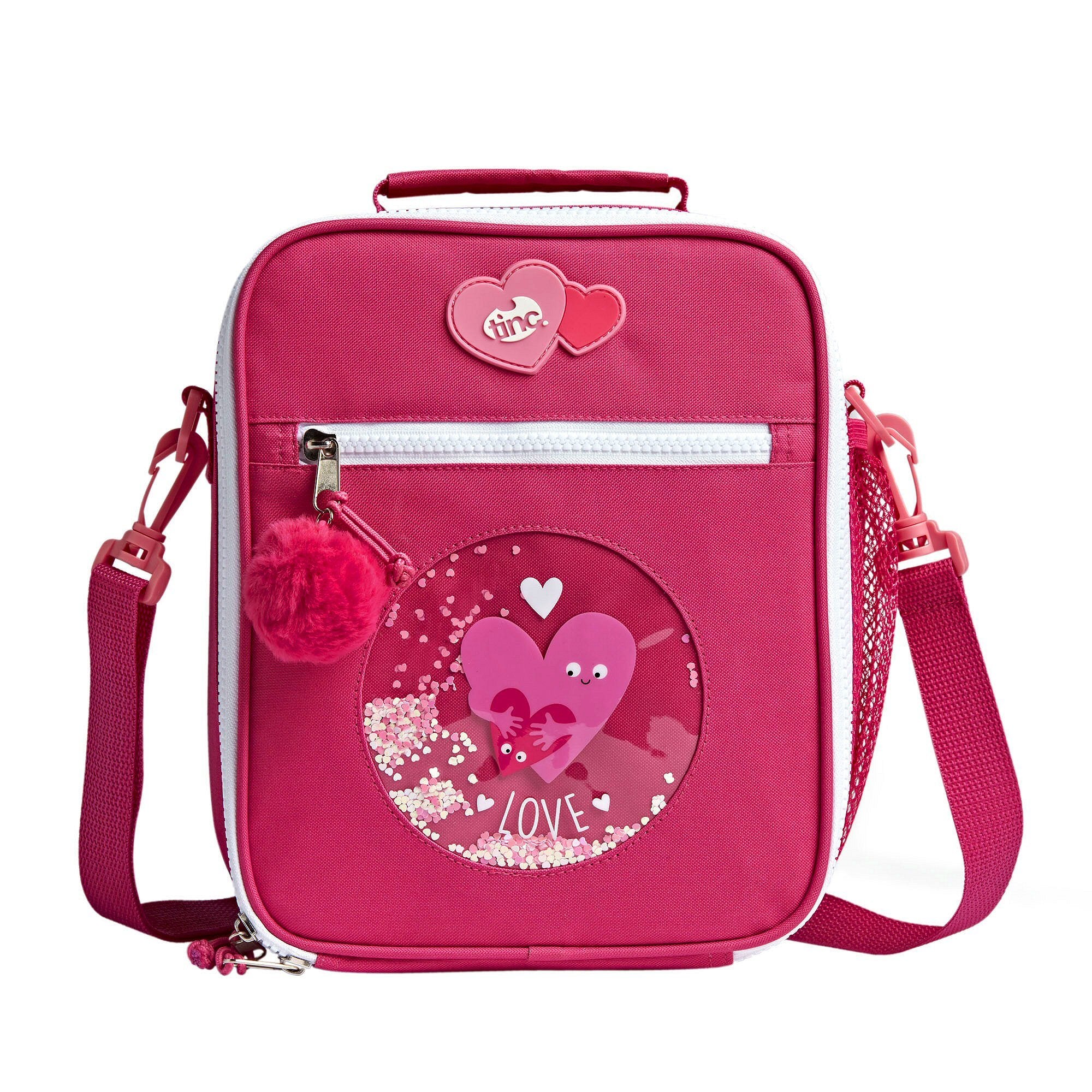 Tinc Lovely Mallo Sequin Satchel Lunch Bag (Pink) Main image