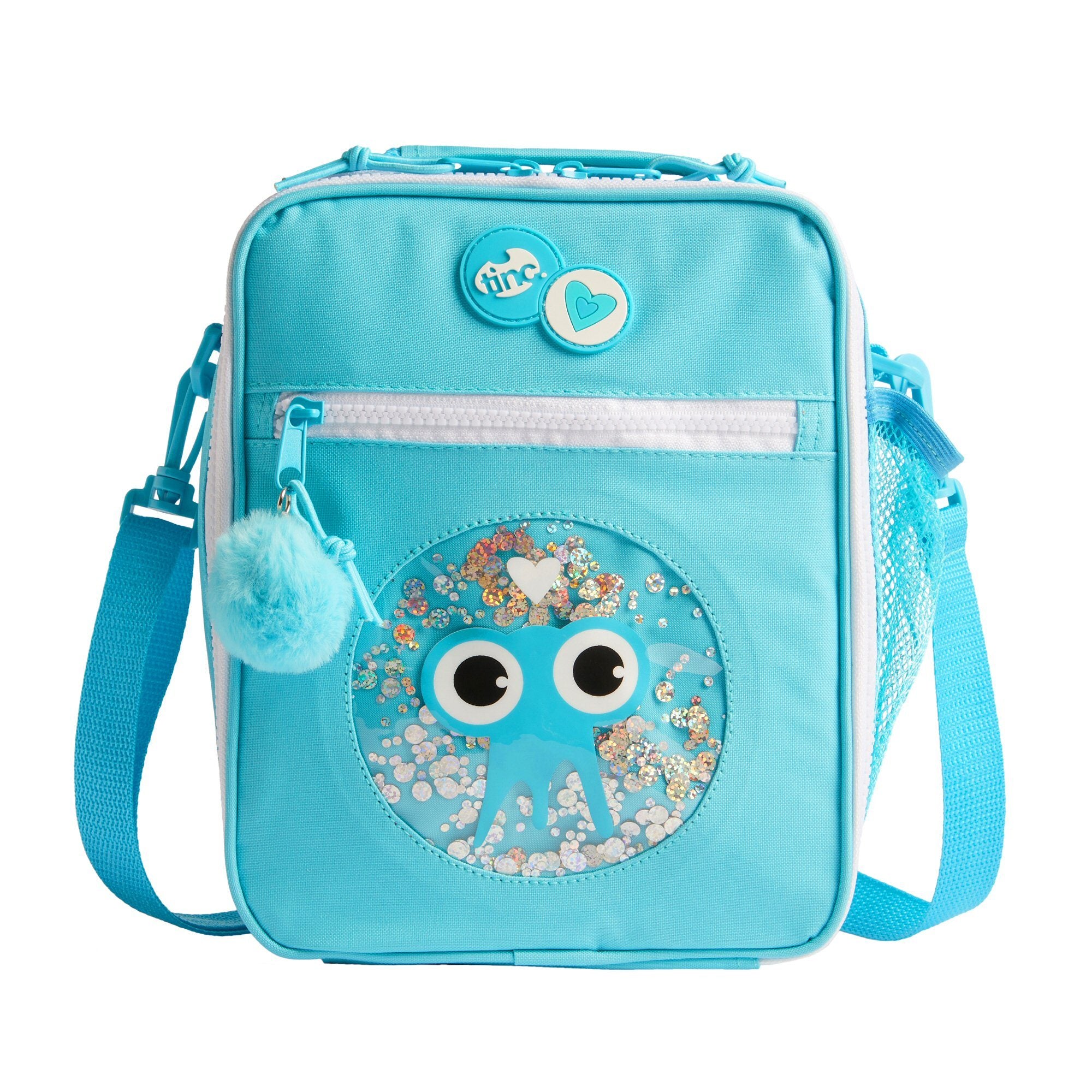 Tinc Tonkin Sequin Adventure Satchel Lunch Bag (Blue) Main image