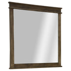 Lily Dresser Mirror Vanity Dressing Table Solid Pine  Wood Frame - Rustic Grey